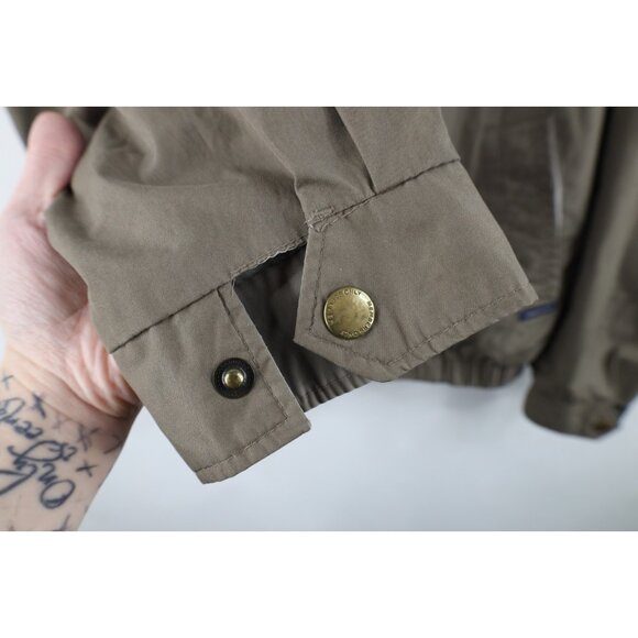 Vintage 90s Members Only Mens Large Faded Full Zip Windbreaker Bomber Jacket - Picture 8 of 16